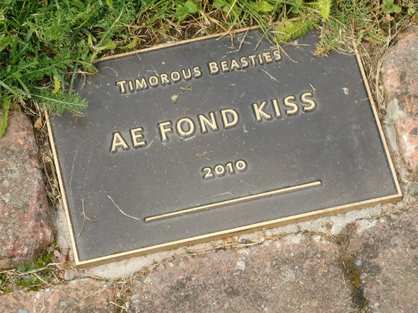 Ae Fond Kiss, Robert Burns museum Alloway